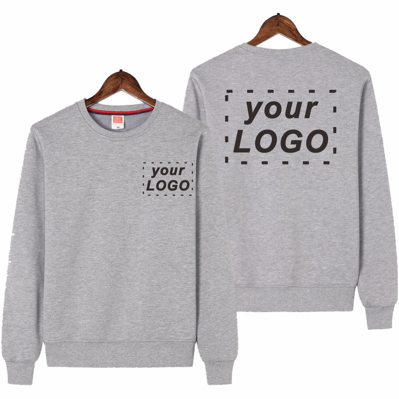 Winter Clothing Companies - Men's Casual Pullover Custom Printed Embroidery