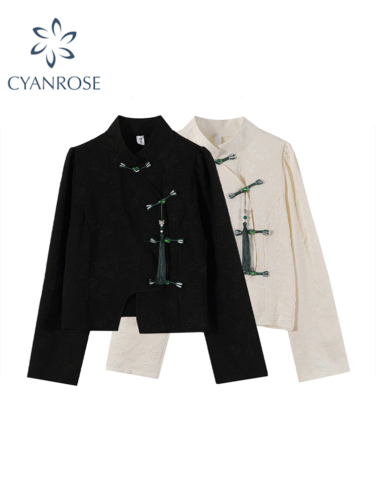 Winter Clothing Clearance - Women's Black Shirts and Blouse 90s