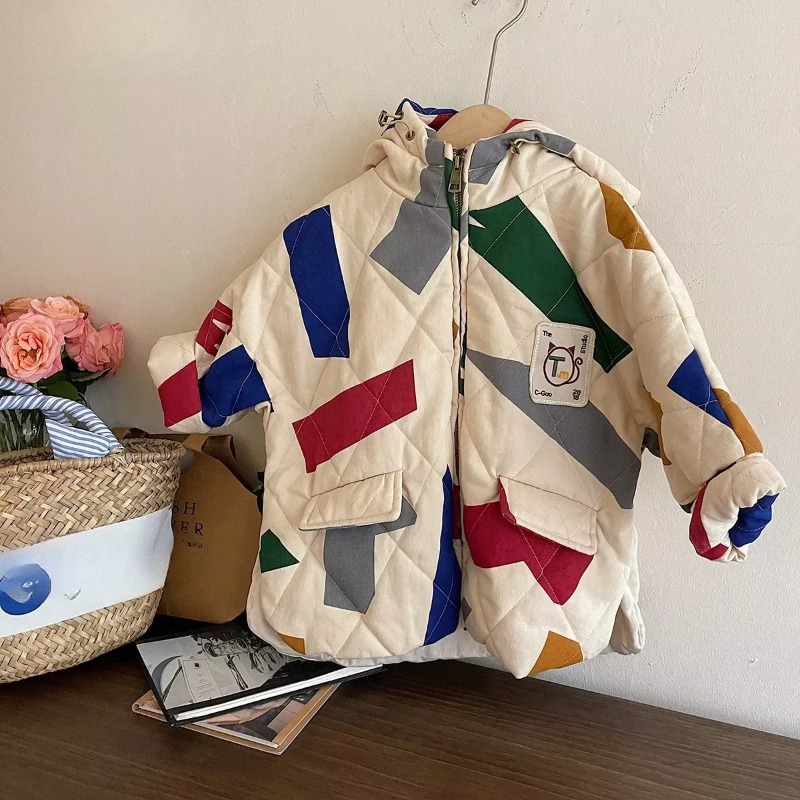Winter Clothing Drawing For Kids - Korean Parka Jacket Kids Winter Coat