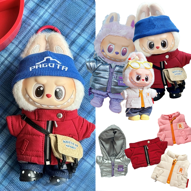 Winter Clothing Equipment - For 15 17cm Labubu Doll Winter