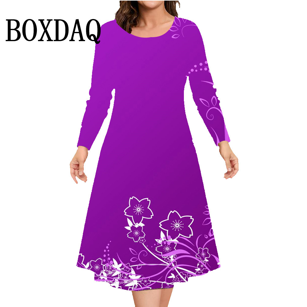 Autumn Winter Long Sleeve Dres - Winter Clothing For Plus Size Women reseña y precio