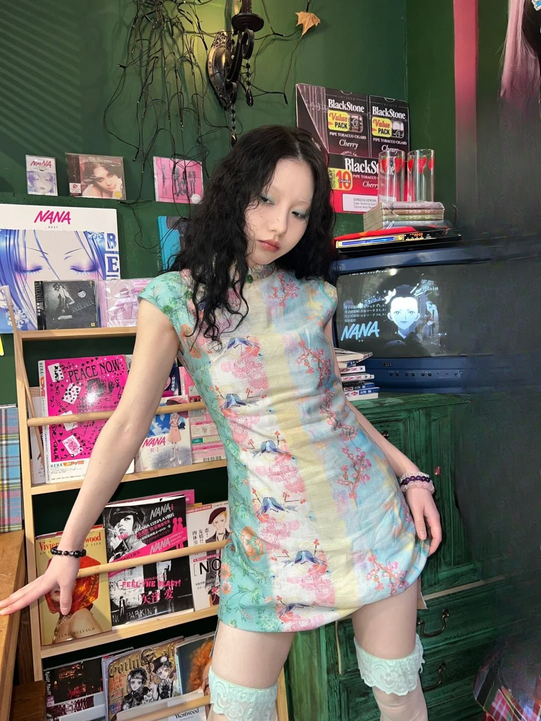 Vintage Cheongsam High Waist P - Winter Clothing Aesthetic reseña y precio