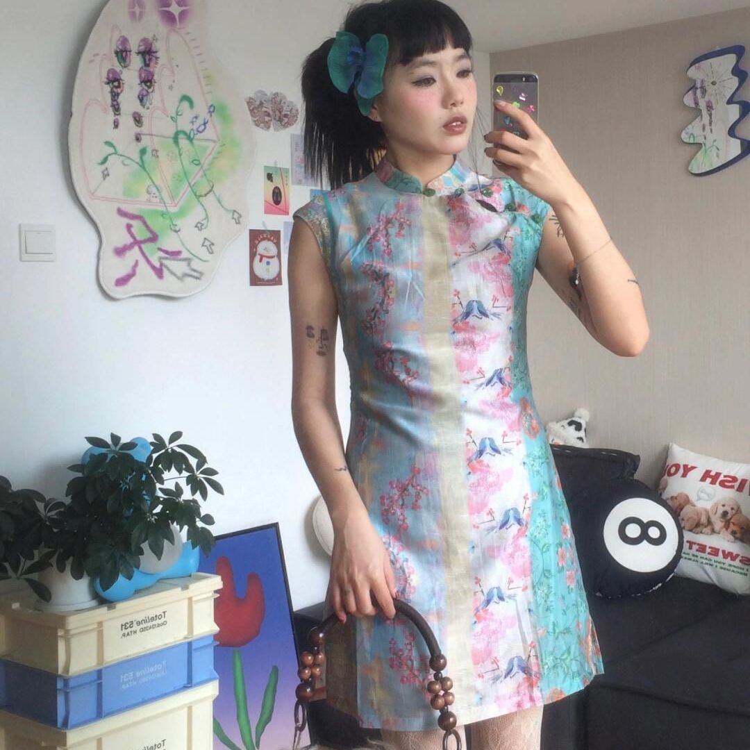 Vintage Cheongsam High Waist P - Winter Clothing Aesthetic reseña y precio