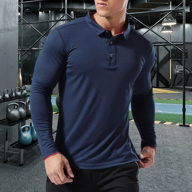 Men Running Sport Shirts Tops  - Winter Clothing Equipment reseña y precio