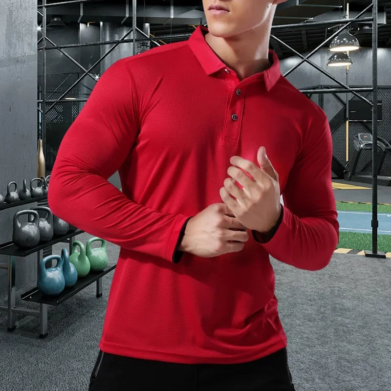 Men Running Sport Shirts Tops  - Winter Clothing Equipment reseña y precio