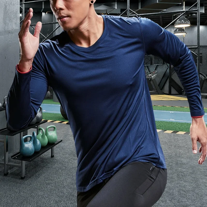 Men Running Sport Shirts Tops  - Winter Clothing Equipment reseña y precio