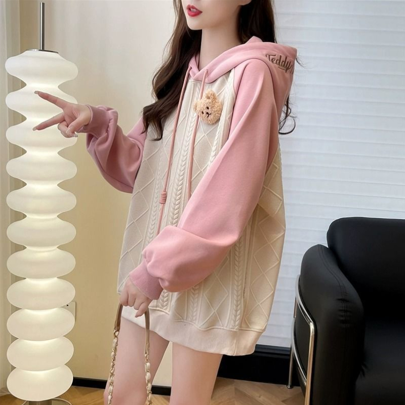 Pink Female Hooded Top Cute Y  - Winter Clothing Essentials For Women reseña y precio