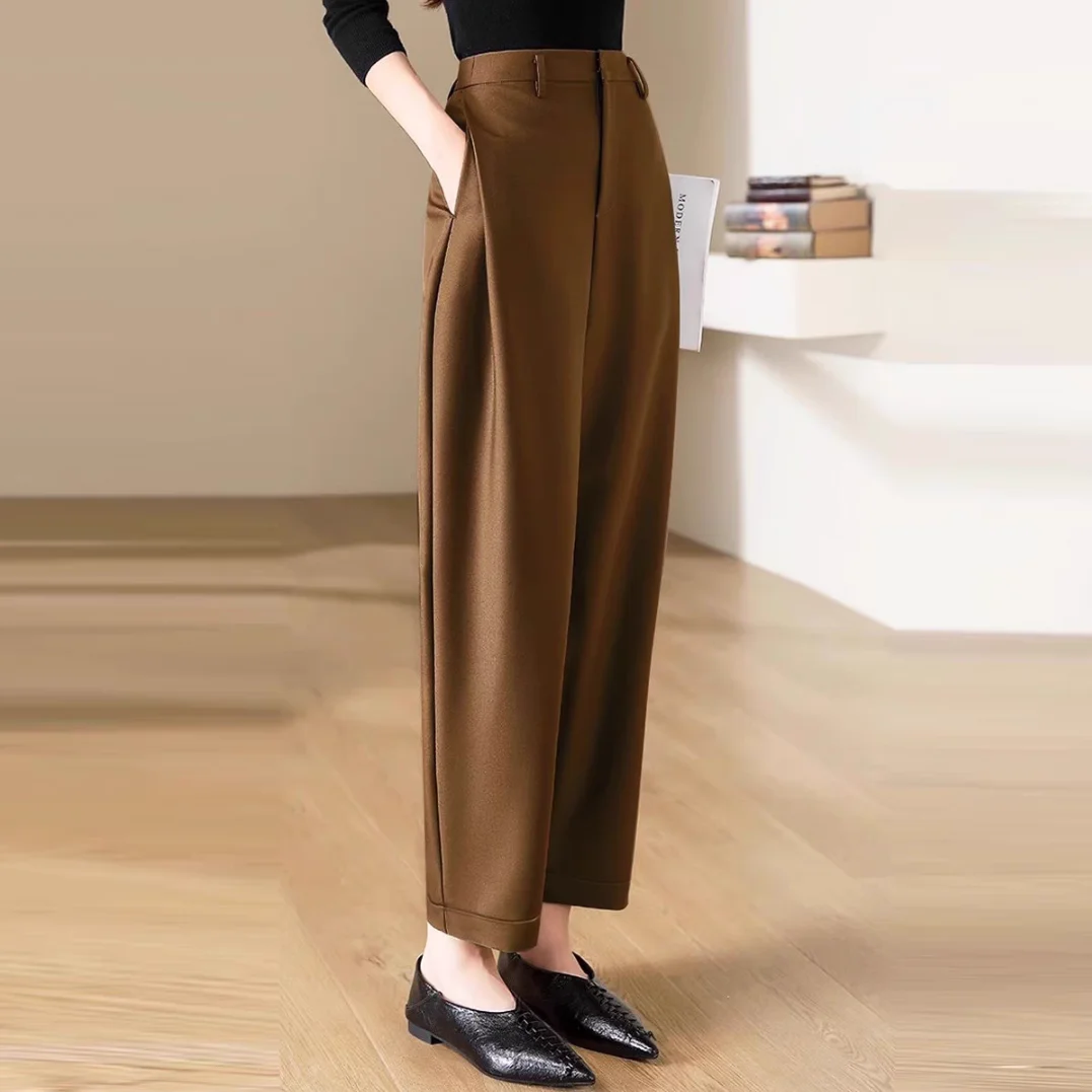 High Waist Slacks Female Trous - Winter Clothing Aesthetic reseña y precio