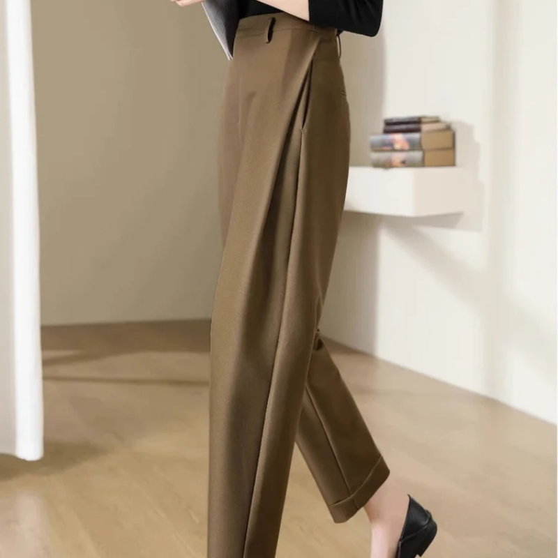 High Waist Slacks Female Trous - Winter Clothing Aesthetic reseña y precio