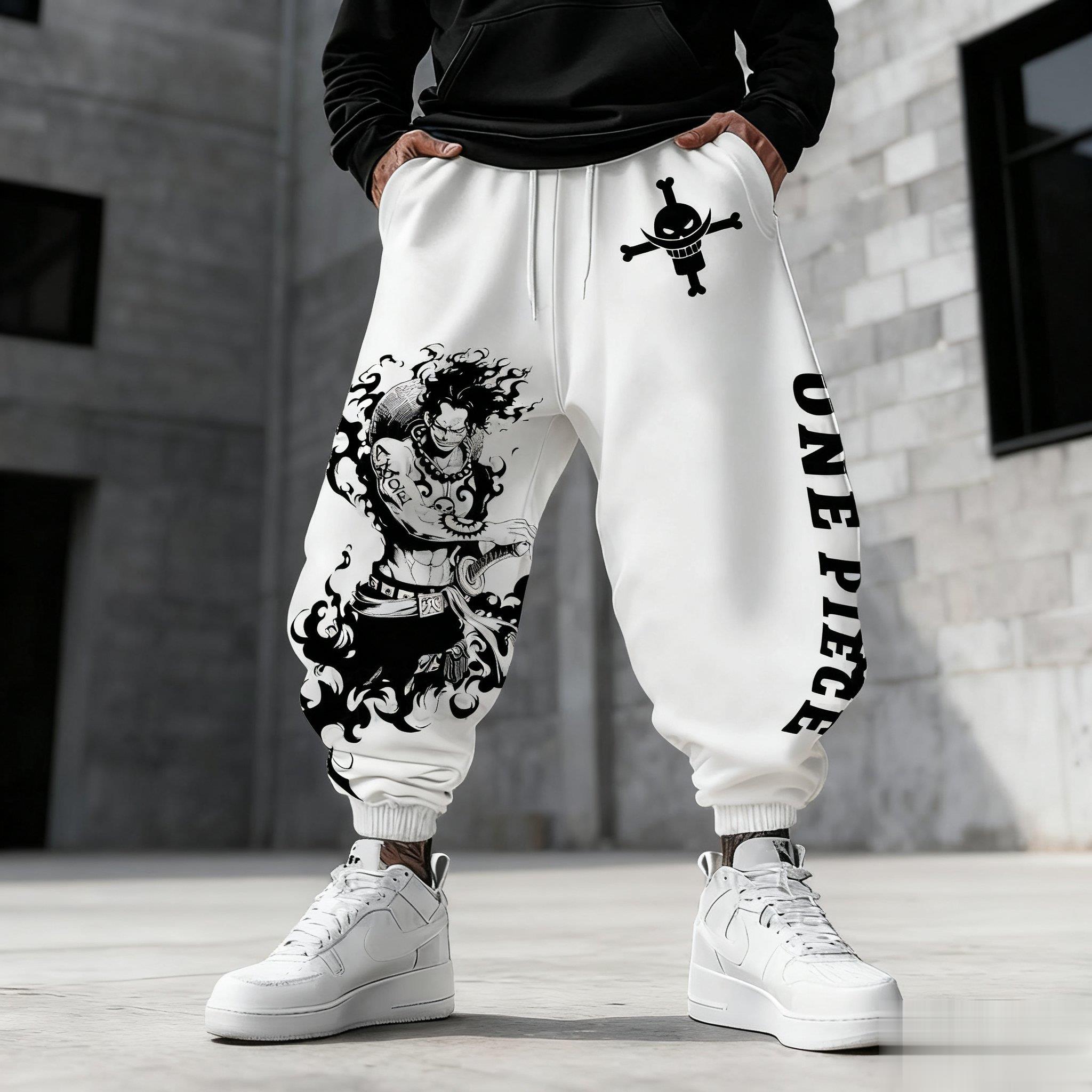 One Piece Luffy Mens Sweatpant - Winter Clothing Clearance reseña y precio