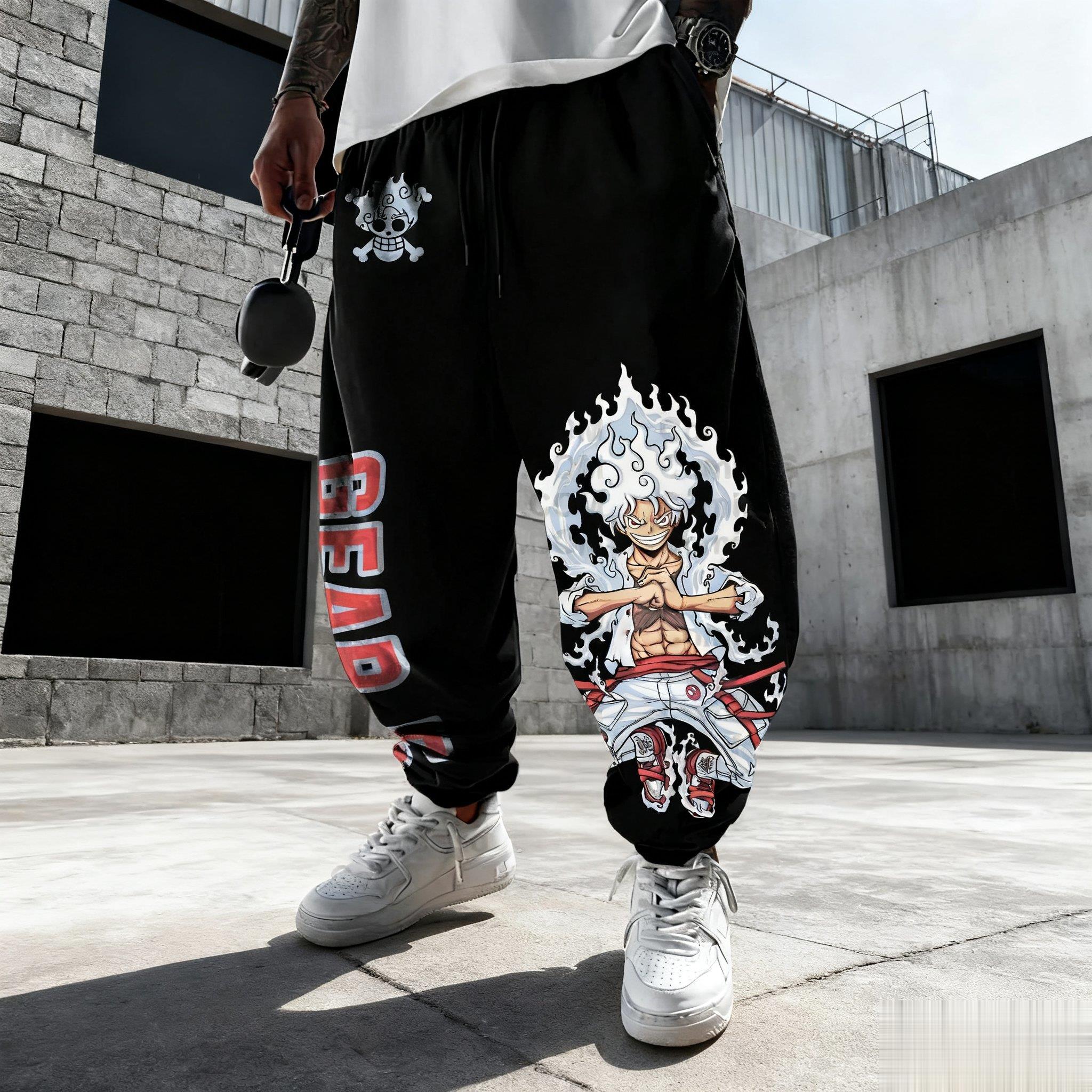One Piece Luffy Mens Sweatpant - Winter Clothing Clearance reseña y precio