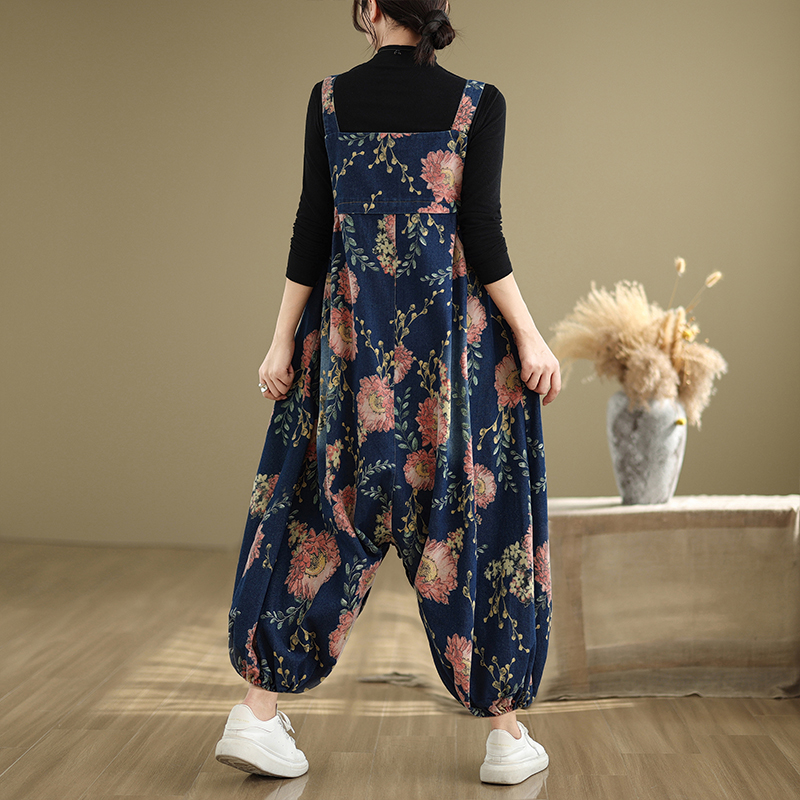 Loose Casual Denim Overalls fo - Winter Clothing For Plus Size Women reseña y precio