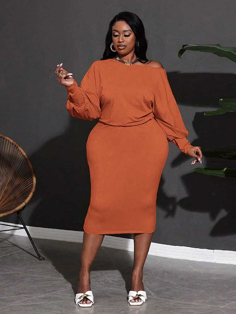 Autumn and Winter Dresses Plus - Winter Clothing For Plus Size Women reseña y precio