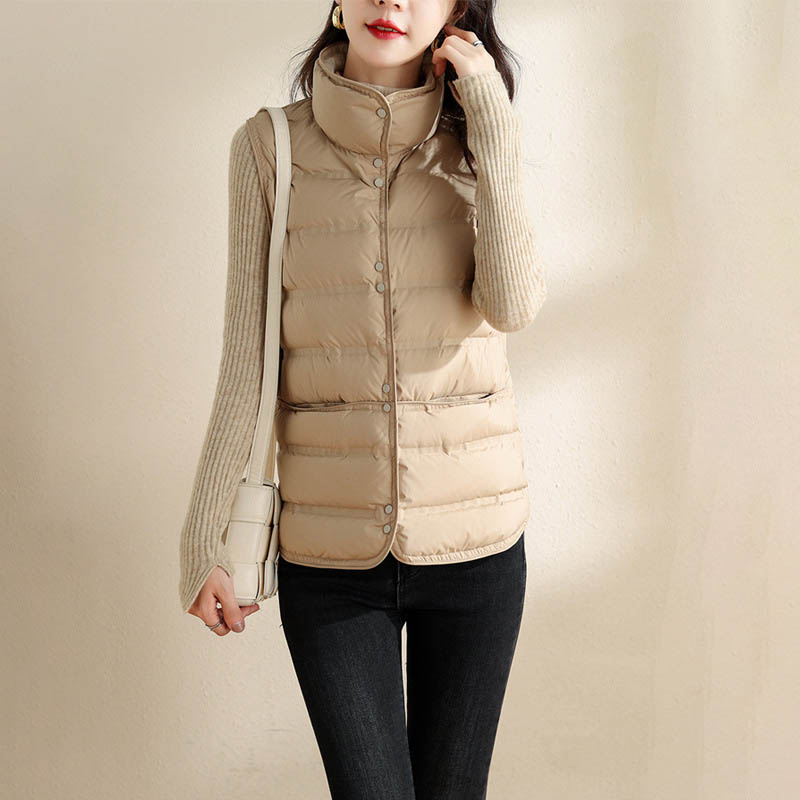 Schinteon Women Ultralight Whi - Down Vest Ultralight reseña y precio