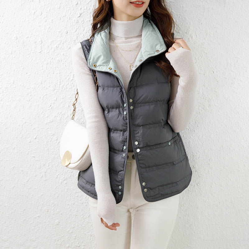 Schinteon Women Ultralight Whi - Down Vest Ultralight reseña y precio