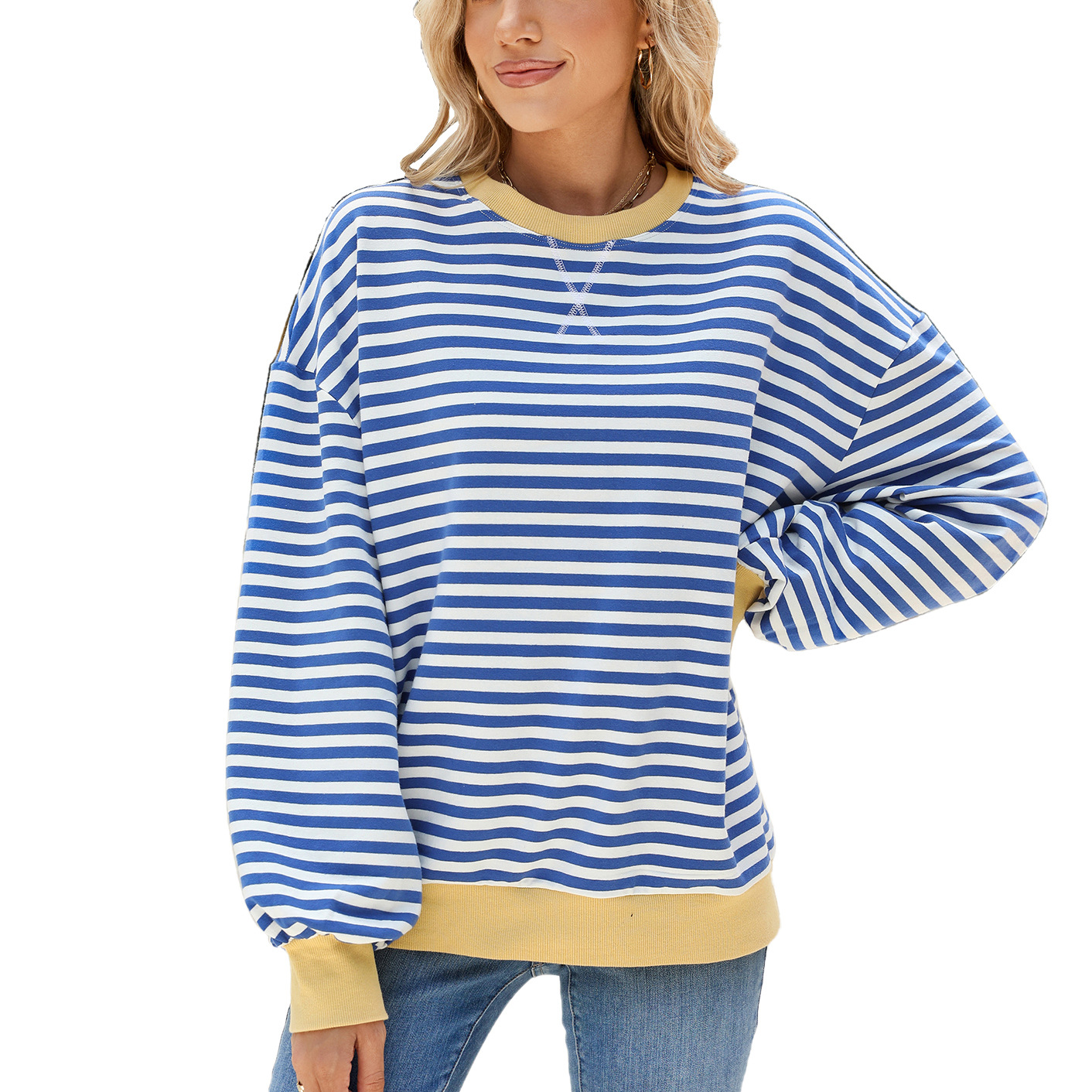 Sudaderas Ropa De Mujer Stripe - Winter Clothing Essentials For Women reseña y precio