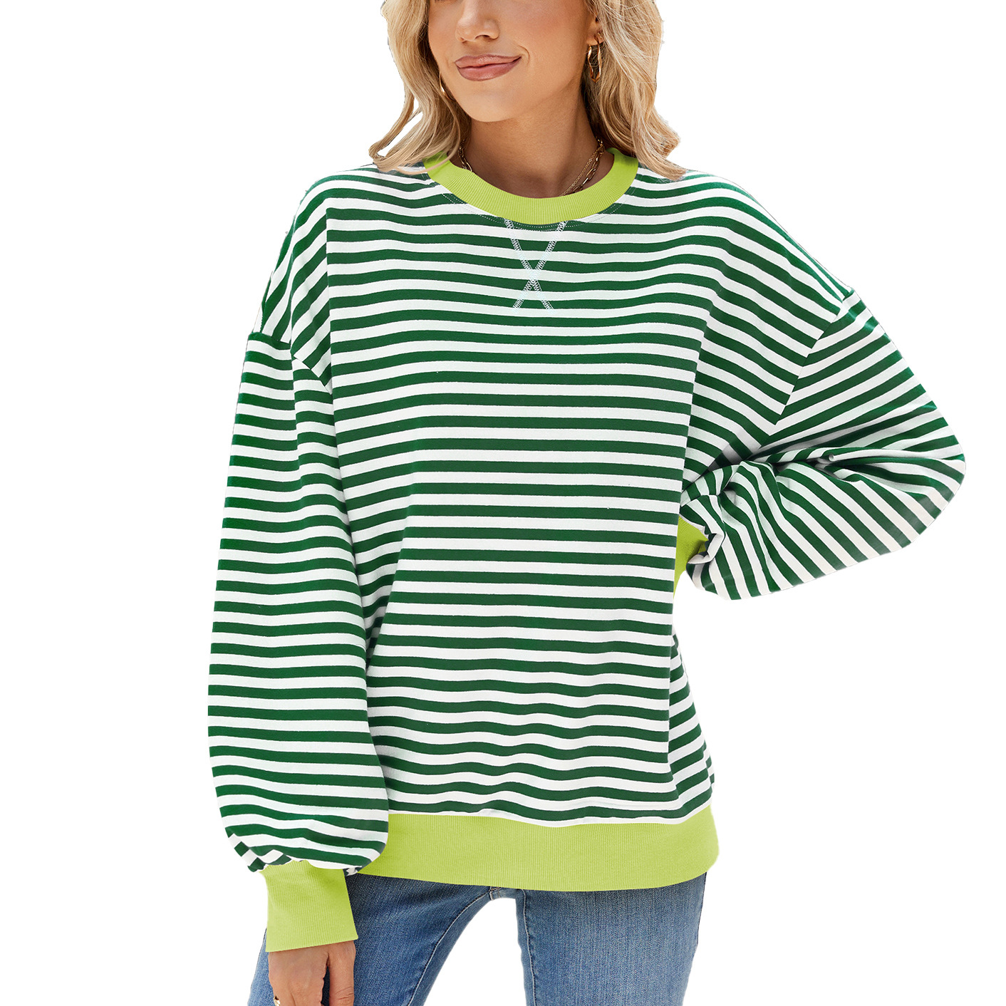 Sudaderas Ropa De Mujer Stripe - Winter Clothing Essentials For Women reseña y precio