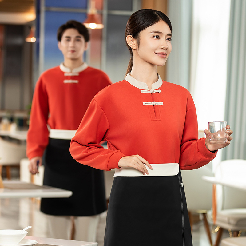 Chinese-style waiter sweatshir - Winter Clothing Companies reseña y precio
