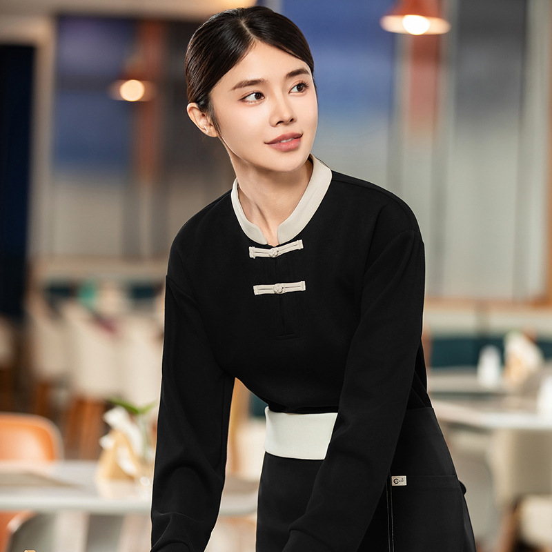 Chinese-style waiter sweatshir - Winter Clothing Companies reseña y precio