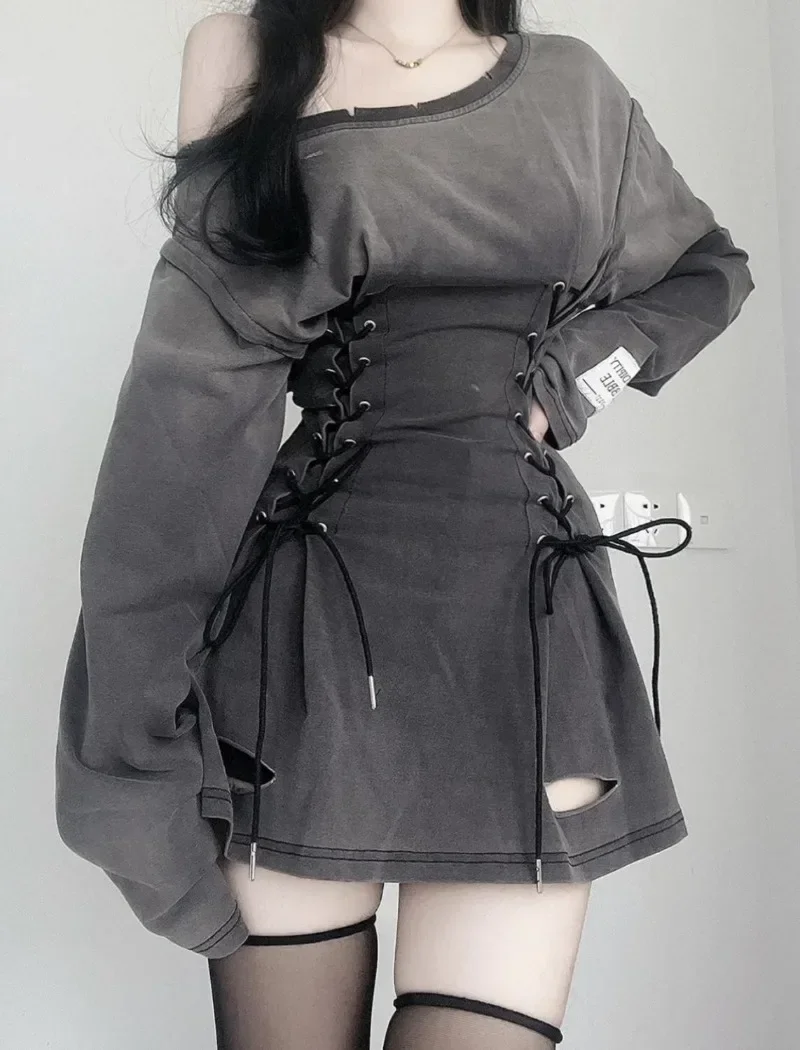 Fairycore Grunge Corset Dress  - Winter Clothing Aesthetic reseña y precio