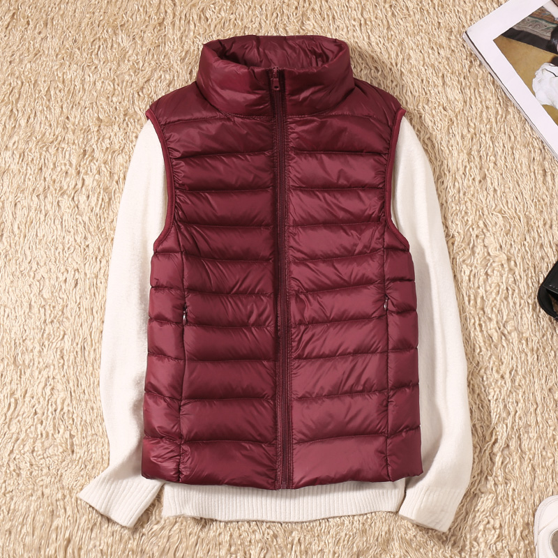 New Women Sleeveless Women's U - Down Vest Ultralight reseña y precio