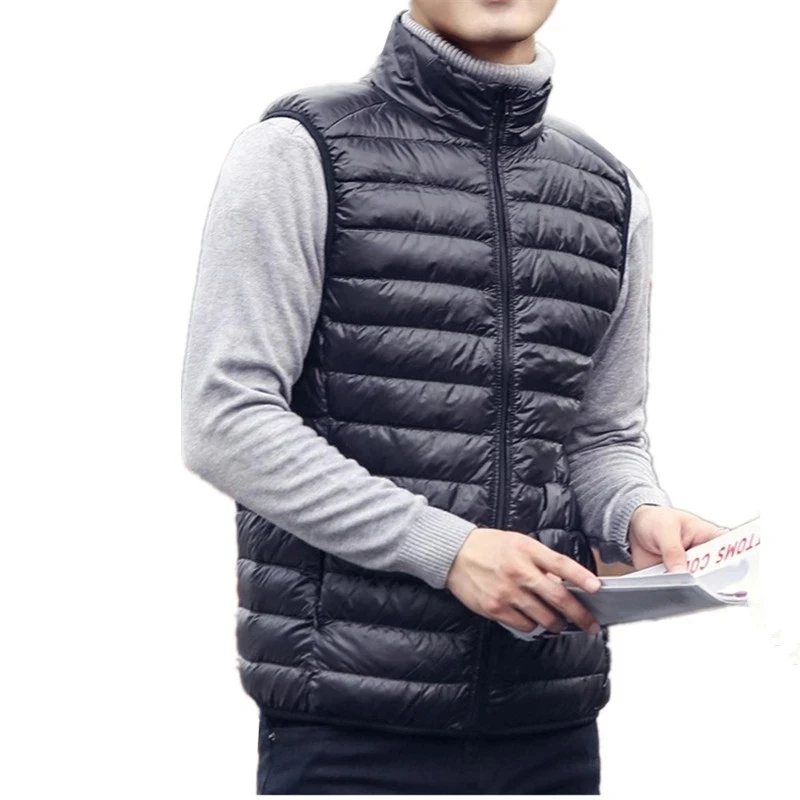 Autumn Winter Men Duck Down Ve - Down Vest Ultralight reseña y precio
