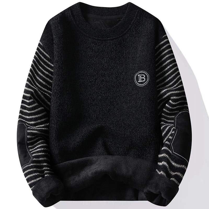 Men's Sweater Patckwork Round  - Winter Clothing Clearance reseña y precio