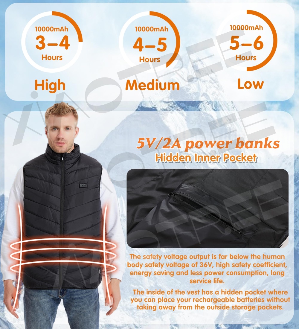 28/9 Areas Heated Vest Men Jac - Winter Clothing Uae reseña y precio