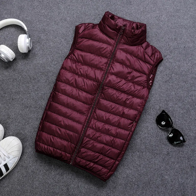 Autumn and Winter Men's 90% Wh - Down Vest Ultralight reseña y precio