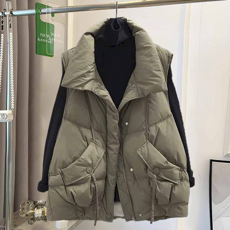 Korean Fashion Silk Floss Vest - Down Vest Ultralight reseña y precio