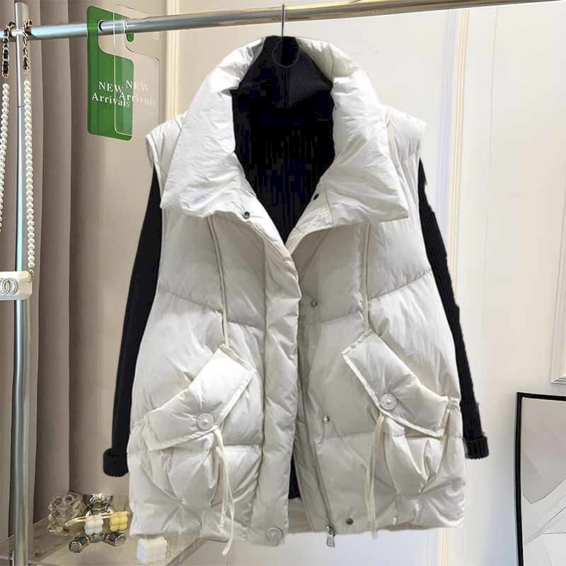 Korean Fashion Silk Floss Vest - Down Vest Ultralight reseña y precio
