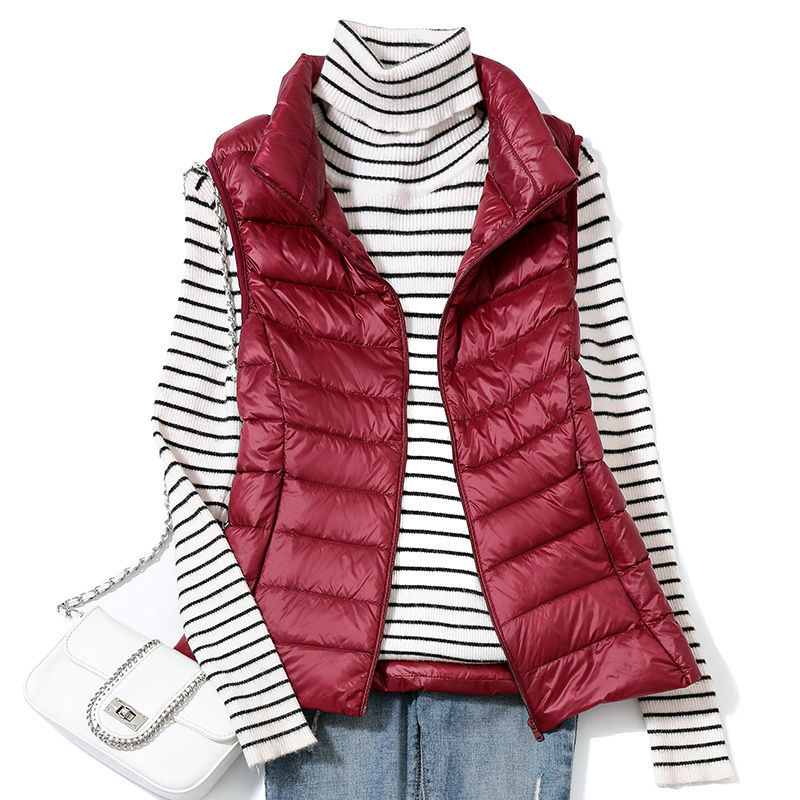 0-10℃ Women Winter Vest Autumn - Down Vest Ultralight reseña y precio