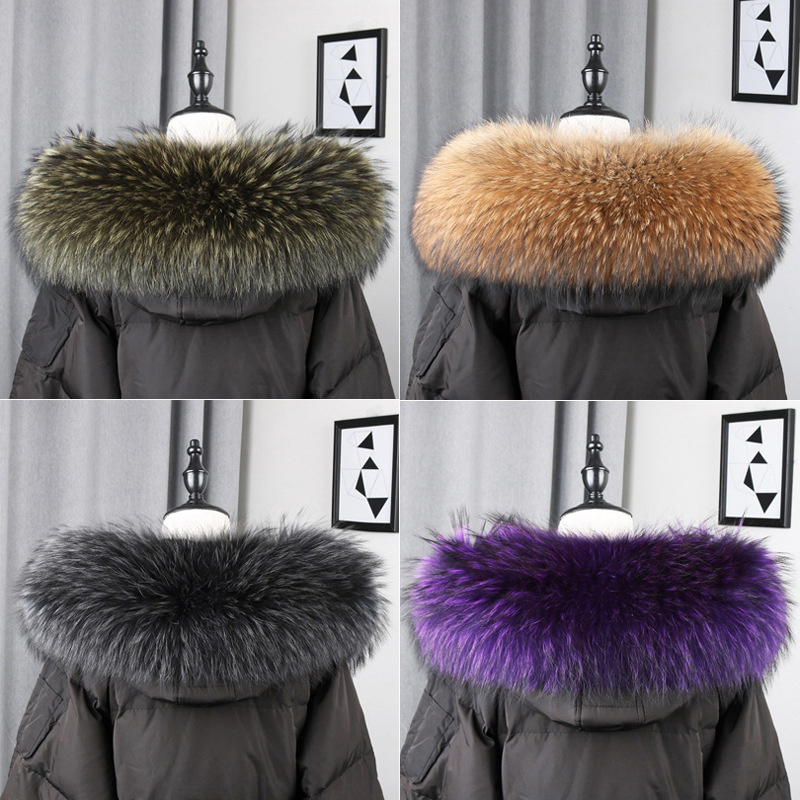 100% Real Fur Collar Coat Wint - Winter Clothing Equipment reseña y precio