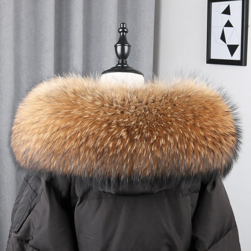 100% Real Fur Collar Coat Wint - Winter Clothing Equipment reseña y precio