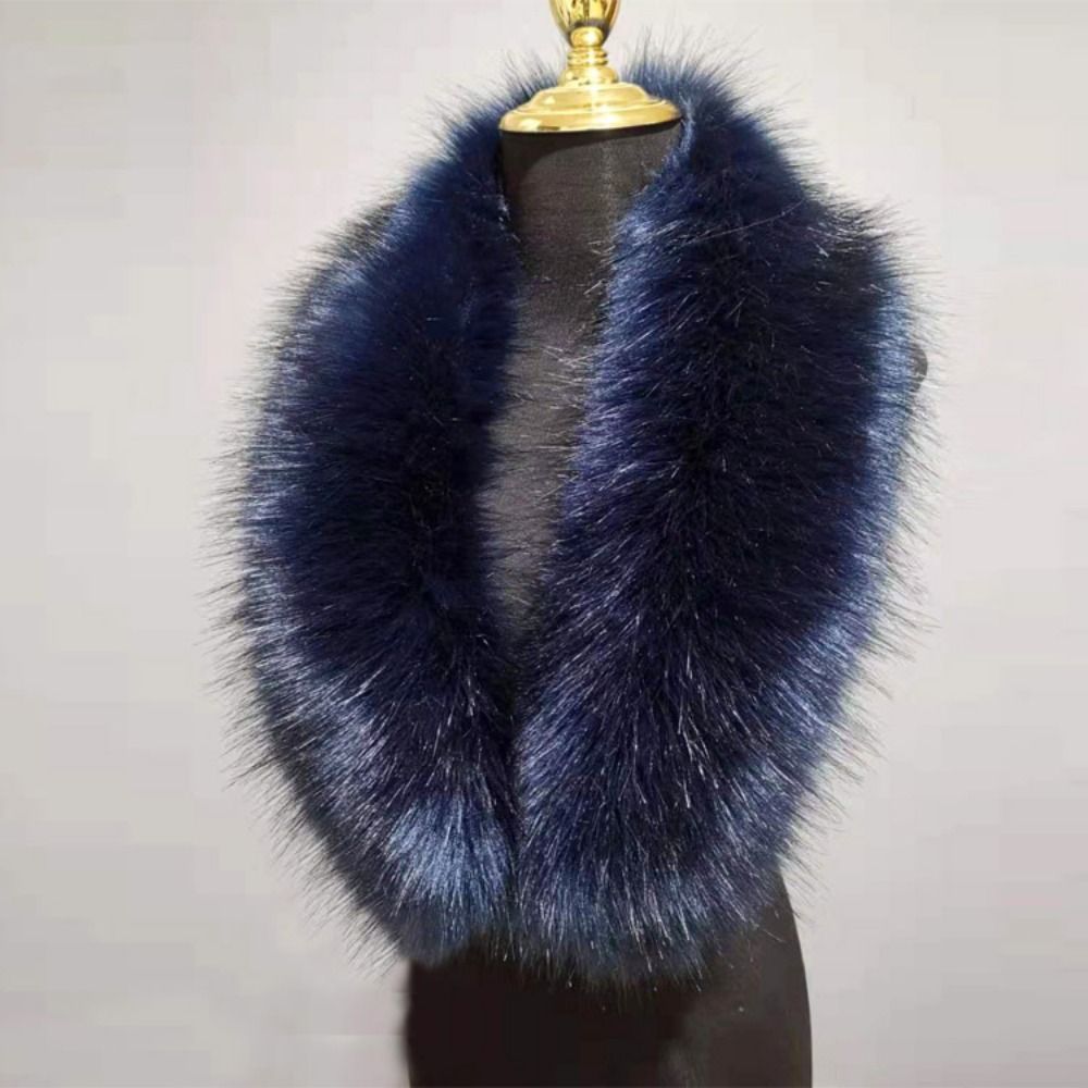 New 80cm Large Faux Fur Collar - Winter Clothing Equipment reseña y precio