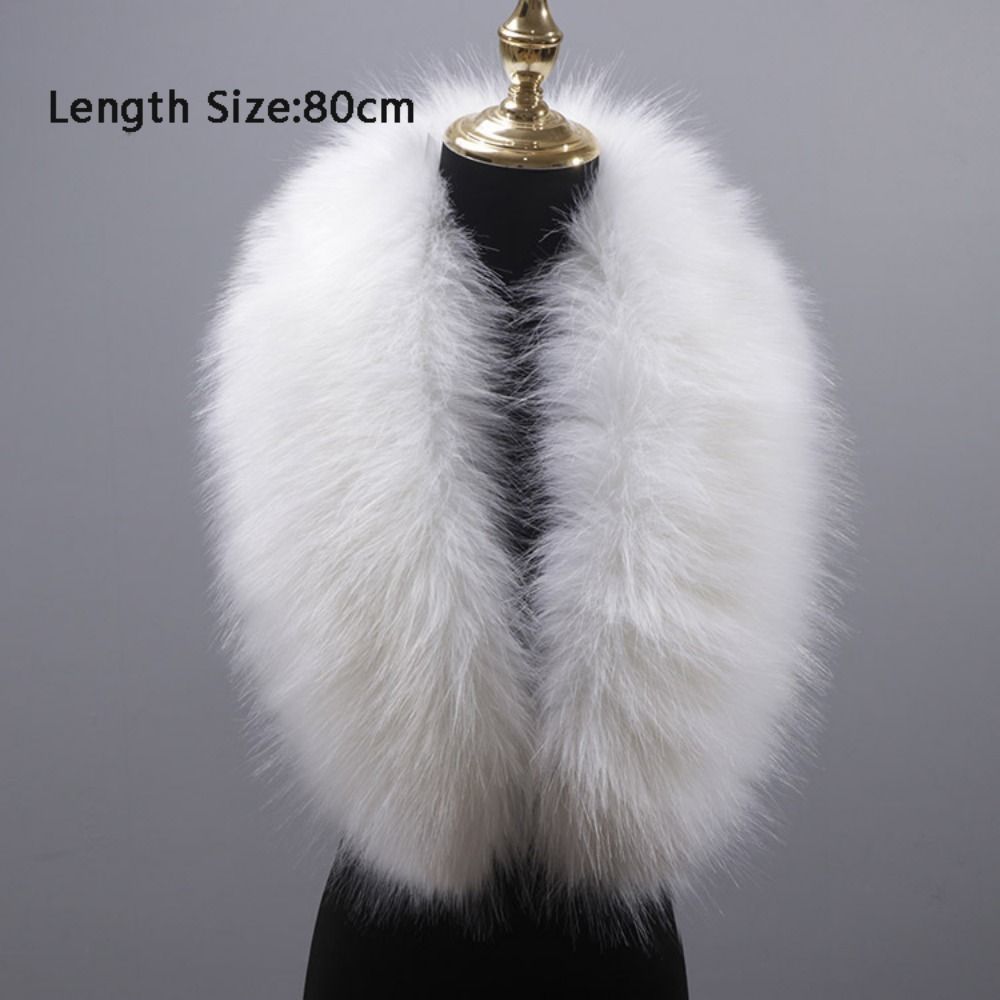 New 80cm Large Faux Fur Collar - Winter Clothing Equipment reseña y precio