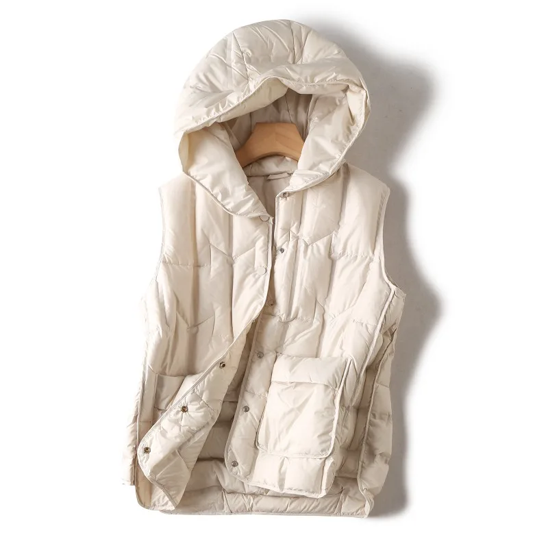 2025 New 90%  White Duck Down  - Down Vest Ultralight reseña y precio