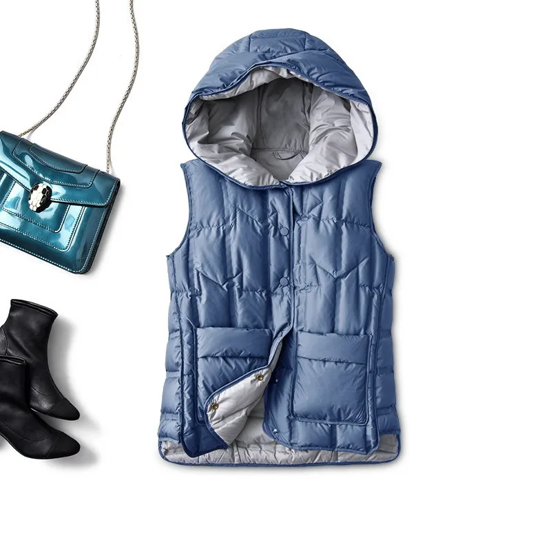 2025 New 90%  White Duck Down  - Down Vest Ultralight reseña y precio