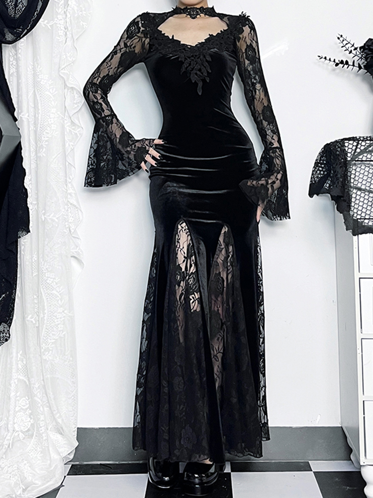 AltGoth Aesthetic Gothic Midi  - Winter Clothing Aesthetic reseña y precio