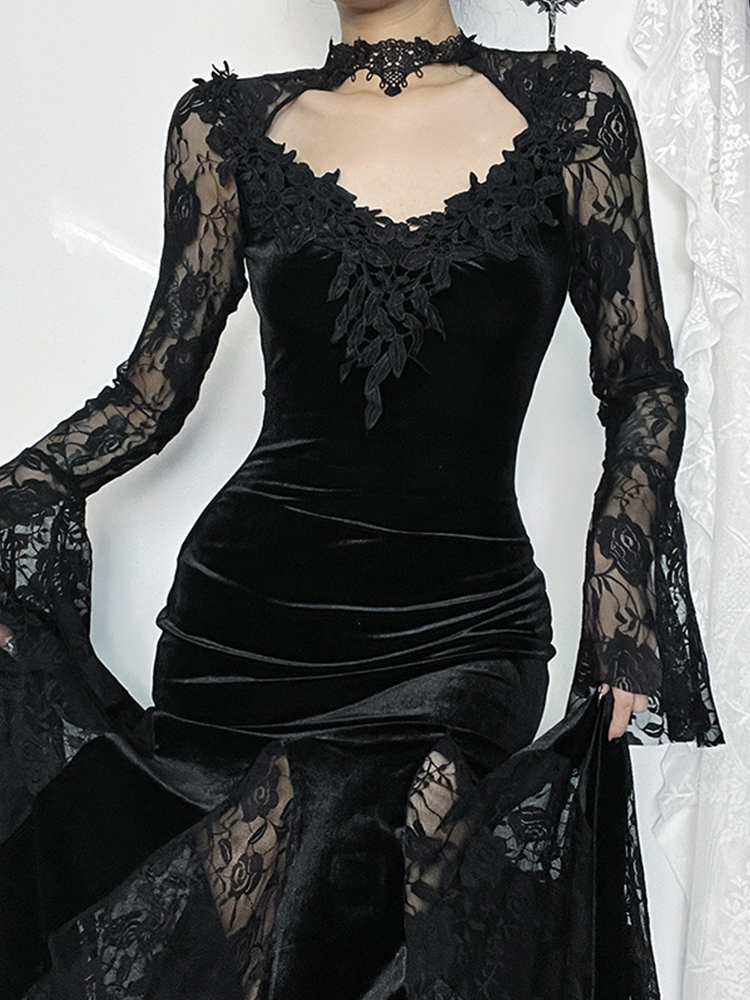 AltGoth Aesthetic Gothic Midi  - Winter Clothing Aesthetic reseña y precio
