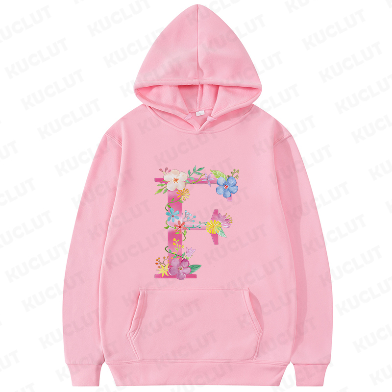 26 Alphabet A-Z Pink Flower Le - Winter Clothing Essentials For Women reseña y precio