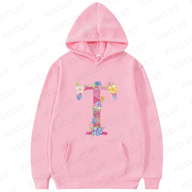 26 Alphabet A-Z Pink Flower Le - Winter Clothing Essentials For Women reseña y precio