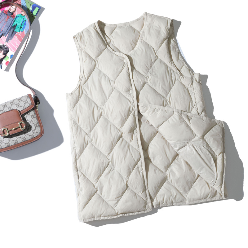 2023 Autumn Winter Sleeveless  - Down Vest Ultralight reseña y precio
