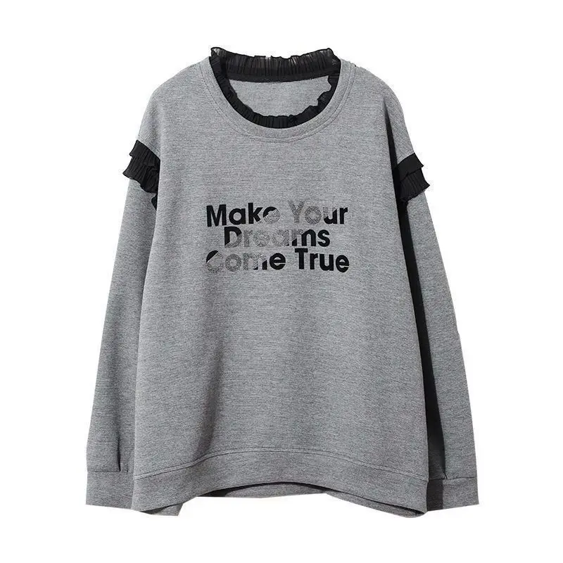 Loose Grey Woman Pullover Tops - Winter Clothing Essentials For Women reseña y precio