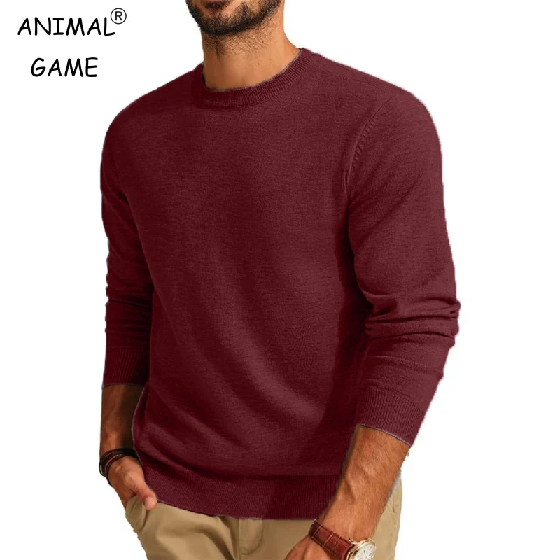 Men's Long Sleeve Sweaters Cre - Winter Clothing Uae reseña y precio