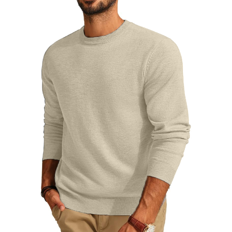 Men's Long Sleeve Sweaters Cre - Winter Clothing Uae reseña y precio
