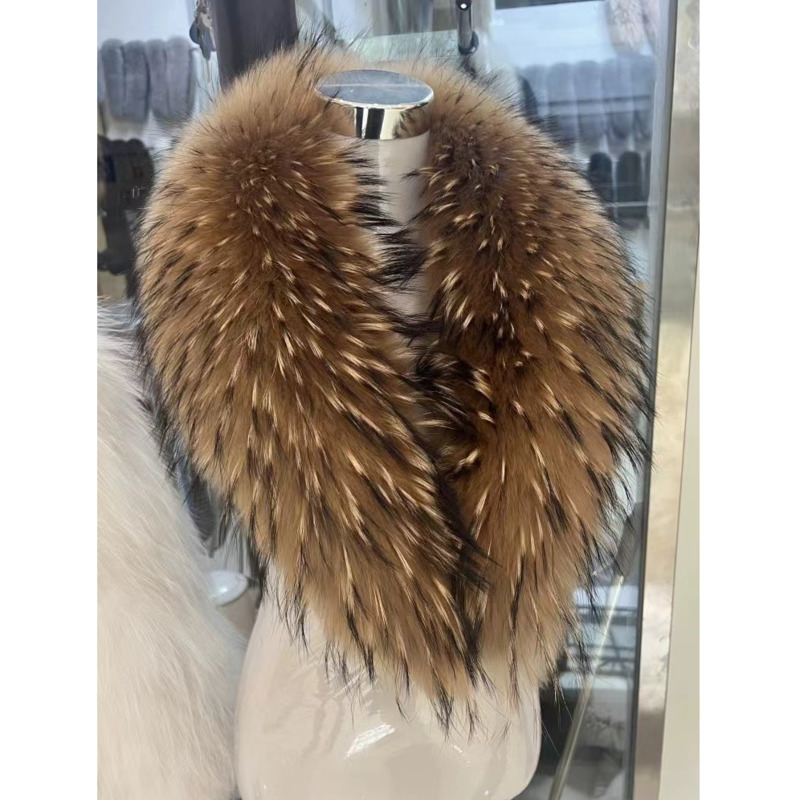 Raccoon Fur Collar Female Wint - Winter Clothing Equipment reseña y precio