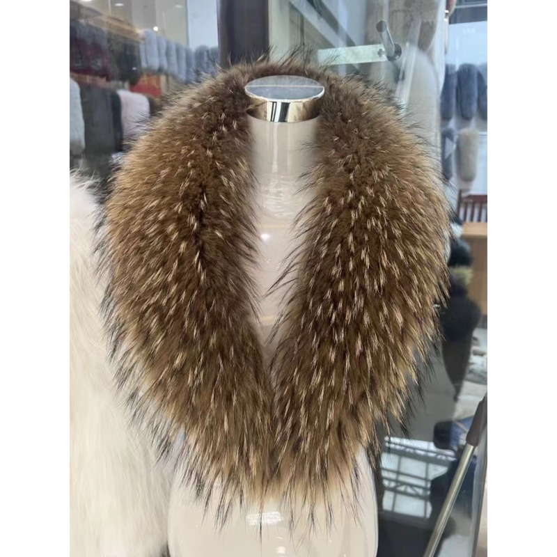 Raccoon Fur Collar Female Wint - Winter Clothing Equipment reseña y precio