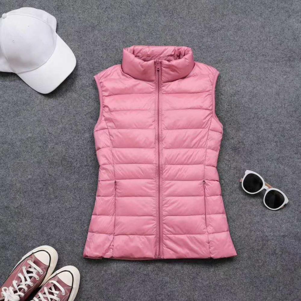 Spring autumn women 90% white  - Down Vest Ultralight reseña y precio