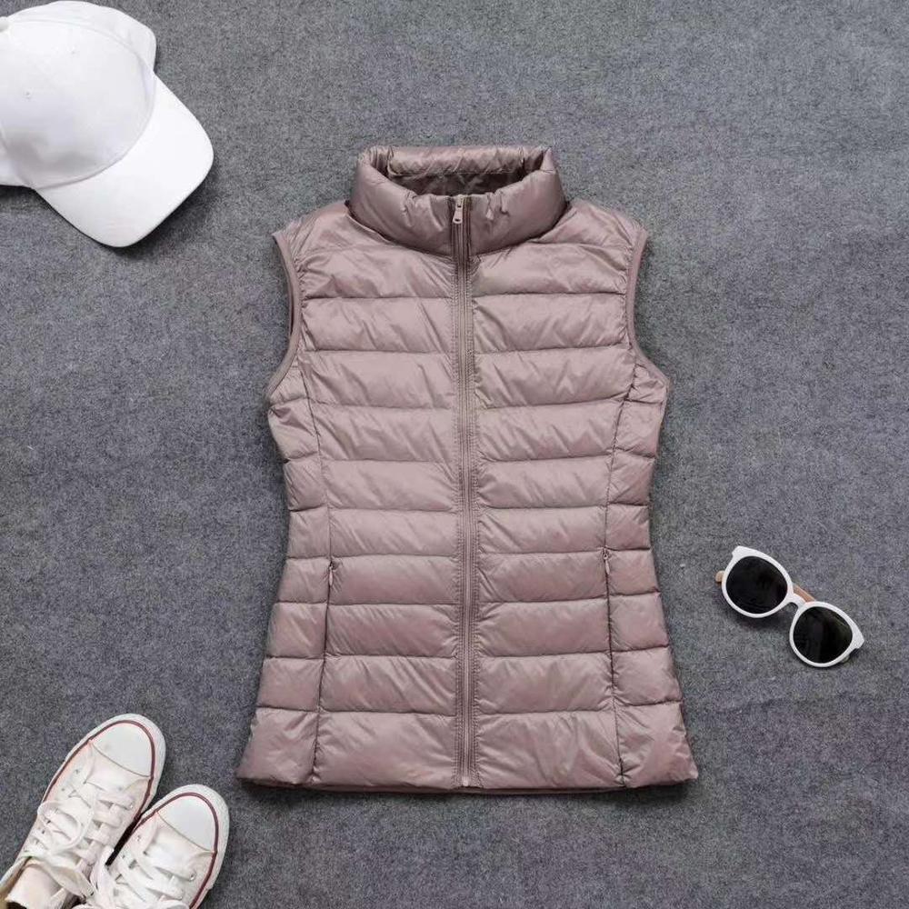 Spring autumn women 90% white  - Down Vest Ultralight reseña y precio